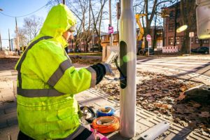 Sogeca réseau électrique signalisation dynamique Strasbourg