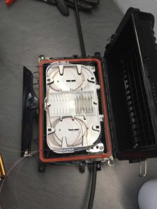 Sogeca boîtier raccordement fibre optique Alsace Rosace